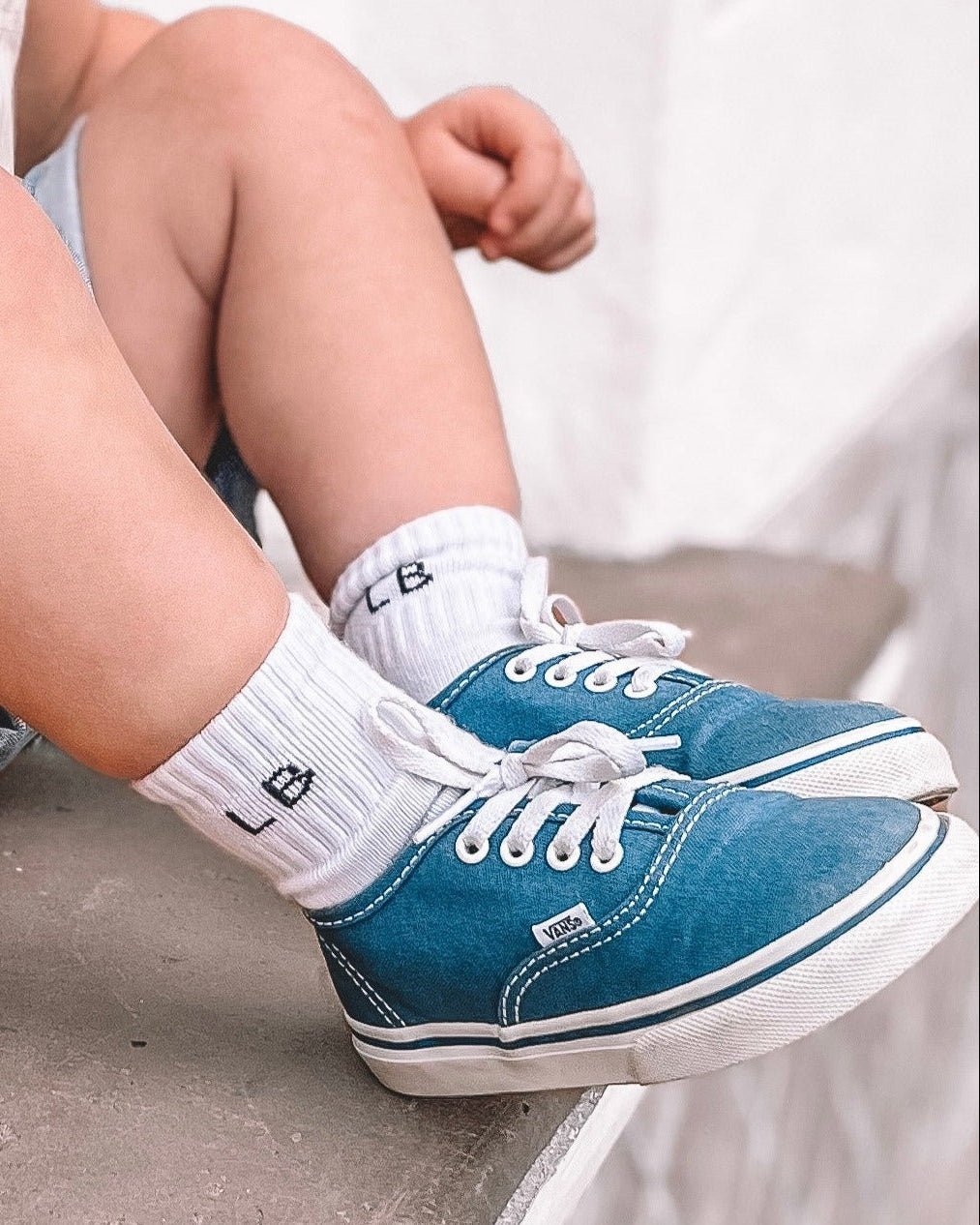 Sock 3 - Pack - White - Little Bipsy